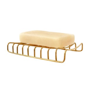 High Quality Metal Stainless Steel Black Eco-Friendly Modern Designer <b>Soap</b> Dish Stand Bathroom Decorative <b>Soap</b> <b>Holder</b> White - Product Image 3