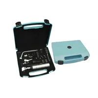 Set de Diagnóstico Veterinario ENT, Otoscopio, Oftalmoscopio, Laringoscopio Nasal, Kit de Instrumentos Médicos para Clínica Veterinaria Profesional
