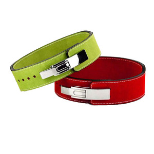 Ceinture de musculation en néoprène robuste de 10 mm, largeur 8 cm, boucle à levier, protection professionnelle, soutien lombaire pour le fitness - Product Image 1
