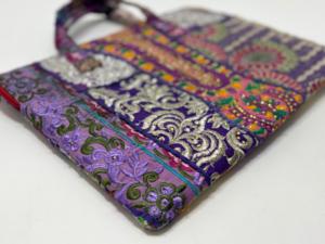 Patchwork recycled embroidered <b>bags</b> OEM wholesale manufacturer for custom bulk orders and worldwide exports. - Product Image 2