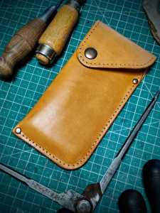 Premium Leather <b>Glasses</b> Pouch Genuine Cowhide <b>Case</b> Luxury Soft Slim Handmade Reading Spectacles Cover Sleeve LGC-0136 - Product Image 2