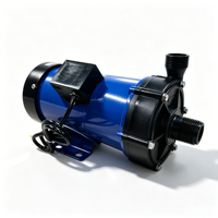 Pompe à eau électrique industrielle en plastique 90W 60/70 L/min, petite pompe magnétique résistante aux produits chimiques, moteur à fil de cuivre OEM 220/380V pour