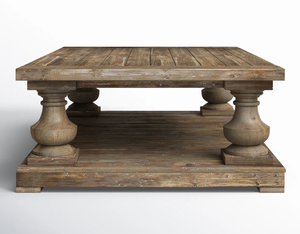 Mesa de centro de madera diseñada a medida con incrustaciones de patrones, que ofrece una pieza de lujo para hogares sofisticados. - Product Image 5