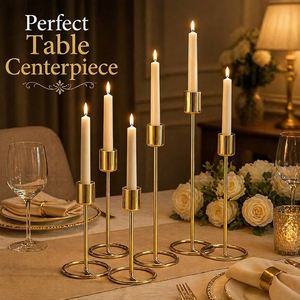 Juego de Portavelas Metálicos Hechos a Mano con Diseño de Unicornio, Dorados, Personalizables en 6 Colores, Duraderos, para Decoración del Hogar y Bodas - Product Image 5