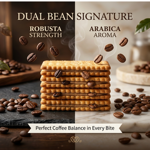 Perfect Coffee Balance in Every Bite Coffee Crackers 720g | Vietnam Factory - ODM and Offer Sampling Services - Product Image 1
