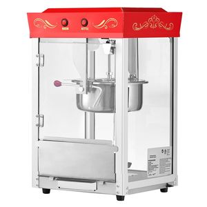Macchina per Popcorn Commerciale in Acciaio Inox da 8oz, 800W, Stile Cinema, Produce 48 Tazze per Ciclo - Product Image 1