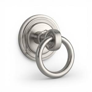 Battant de porte en laiton massif de qualité supérieure, tête de lion, conçu pour les portes d'entrée majestueuses, au charme royal traditionnel - Product Image 4