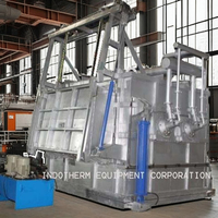 Four réverbère à convertisseur avancé de 3 tonnes 380V inclinaison hydraulique fusion de cuivre contrôle précis de la température à haut rendement