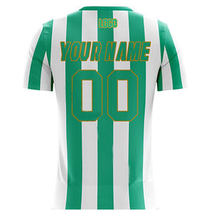 เสื้อฟุตบอลคุณภาพสูงสั่งทำพิเศษสำหรับทุกเพศ แขนสั้น ผลิตจากโพลีเอสเตอร์ 100% แห้งเร็ว ระบายอากาศได้ดี ผลิตในประเทศปากีสถาน - Product Image 6