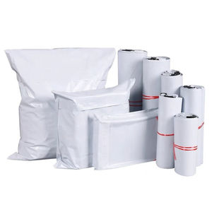 Custom Printed Eco-Friendly Poly Shipping Flyer Bag Express White <b>Waterproof</b> Clothing Plastic Bags Full SizesManufactured - Product Image 2