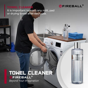 Toalla Limpiadora Fireball 500 ML, Toalla de Microfibra Potente para Limpieza de Autos, Fórmula Altamente Concentrada, Sin Residuos, Larga Duración - Product Image 4