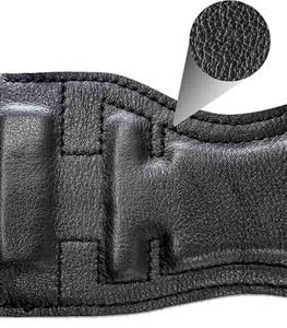 Poignées de musculation réglables en cuir robuste, antidérapantes, protection des paumes, soutien des poignets pour l'entraînement en salle de sport, musculation - Product Image 4