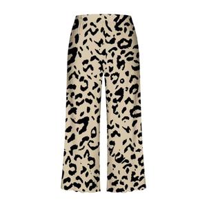 <b>Women's</b> High Waist Elastic Waist Breathable Eco-Friendly Ankle-Length Wide Leg Pants Floral Pattern Loose Fit Elegant Spring - Product Image 1