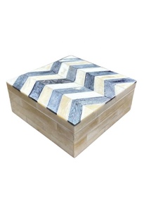 Handmade Camel Bone Inlay Classic Eco-Friendly <b>Stackable</b> Multifunctional Rectangular Tabletop Jewelry <b>Storage</b> Box for Living - Product Image 4