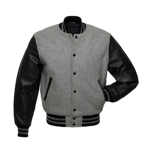 Men Cartoon Patchwork Varsity Letterman <b>Jackets</b> 2025 Wholesale Custom Latest Designs Long Sleeve 100% Wool - Product Image 3