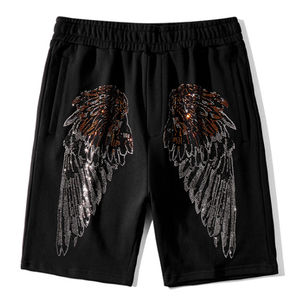 กางเกงขาสั้นลำลองผู้ชายทรงโอเวอร์ไซส์ ผ้าแคนวาส แห้งเร็ว ระบายอากาศได้ดี ผ้าไนลอน/คอตตอน กางเกงชายหาด กางเกงจ็อกเกอร์สั่งทำพิเศษ - Product Image 1