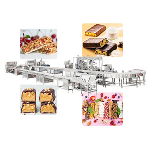 Línea de proceso de barra de proteína completamente automática HNOC, línea de producción de <span class=keywords><strong>mini</strong></span> barra de <span class=keywords><strong>chocolate</strong></span>, máquina de fabricación de barra de proteína extrusora - Product Image 2