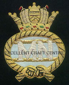 Écusson en dentelle brodée de haute qualité M-N, à coudre, design circulaire de luxe pour vêtements - Product Image 3
