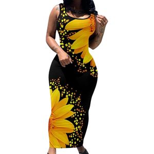 Women Stretch Bodycon Party <b>Dress</b> Sexy Flame Print Sleeveless Maxi <b>Dress</b> <b>Lounge</b> Clubwear Ankle Length Fitted Tank <b>Dress</b> - Product Image 1