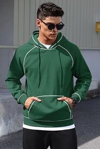 <b>Mens</b> Winter ODM Embroidered Hoodies Pullover Sweatshirt Fleece Long Sleeve Casual Hoodie with Pockets - Product Image 2