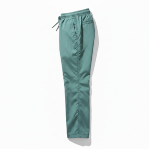 Pantalon de survêtement OEM personnalisé pour homme, en sergé, décontracté, taille mi-haute, coupe-vent, imperméable, 100% polyester/nylon - Product Image 4