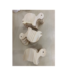 Figuritas de oso de madera fabricadas en Vietnam con nombre grabado para la decoración del hogar familiar, juguetes educativos para mamá, papá, regalos de cumpleaños - Product Image 2