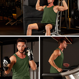 Débardeur en coton de qualité supérieure pour hommes, chemise décontractée sans manches pour l'été, les sports, le yoga, l'entraînement physique, vêtements confortables pour tous les jours - Product Image 5