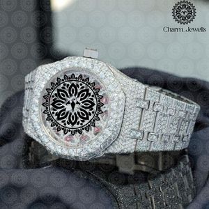 Montre Tonneau de Luxe Charm_Jewells en Acier Inoxydable 40mm, Analogique à Quartz, Verre Saphir, Lumineuse, Unisexe, Tendance - Product Image 4