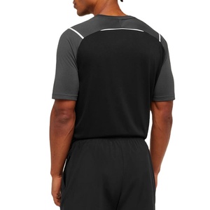 เสื้อยืดออกกำลังกายคุณภาพสูงสำหรับฤดูร้อน แบบเรียบง่าย สั่งทำได้ แห้งเร็ว ระบายอากาศได้ดี ผลิตจากโพลีเอสเตอร์/คอตตอน ทรงปกติ แขนสั้น คอกลม - Product Image 3