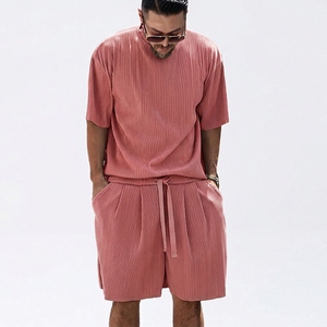 Ensemble de lutte personnalisé pour hommes en tricot extensible, t-shirts + shorts, sublimation intégrale, ensemble 2 pièces, style international - Product Image 5