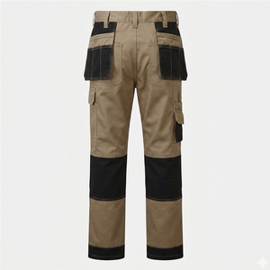 Men's Outdoor Utility <b>Work</b> <b>Pants</b> Comfortable Wear Resistant <b>Cargo</b> Trousers with Tool Pockets for Construction - Product Image 2