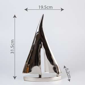 Juegos de Regalos de Yate de Metal, Estilos Náuticos, Yates Decorativos de Aluminio Fundido, Veleros, Barcos, Objetos Decorativos para Mesa de Salón - Product Image 5