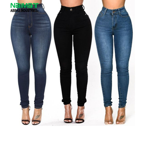 Women High Waist Skinny Denim Jeans Super Stretch Slim Fit Butt Lift Casual Blue Black Pencil Trousers Denim Pants - Product Image 1