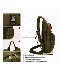 Sacs à dos tactiques à cadre interne de moins de 21 litres, compartiment intérieur, fente intérieure, grande capacité, polyester, sac à dos de sport - Product Image 5