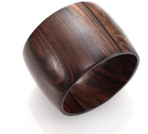Brazalete de Madera de Alta Calidad y Diseño Moderno para Bodas y Aniversarios, Unisex, en Varios Colores, Económico - Product Image 5