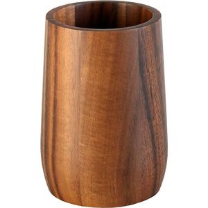 Verre à bière en bois naturel fait main de qualité supérieure, minimaliste et écologique, pour usage domestique - Product Image 5