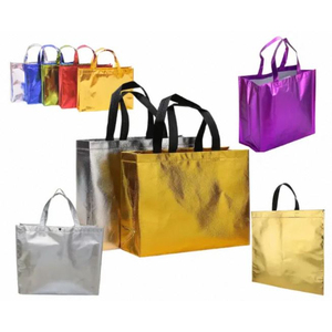 Sac en tissu non tissé grande capacité avec impression personnalisée et pelliculage brillant pour supermarché et courses, au meilleur prix auprès du fournisseur - Product Image 1