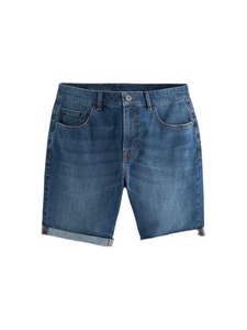 Stretch Five-Pocket Mid-<b>Thigh</b> Men's Denim Shorts High Quality Breathable Casual Men's Summer Outer Wear Custom - Product Image 5