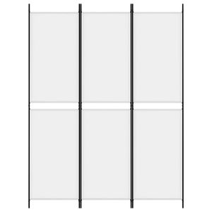 ฉากกั้นห้องผ้าสีขาว 3 แผง ขนาด 59.1"x78.7" ฉากกั้นและพาร์ติชั่นดีไซน์หรูหรา - Product Image 3