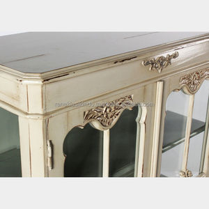 Modèle de meuble n° 7407 convient aux vitrines et aux assiettes en porcelaine avec portes en verre transparent. - Product Image 5