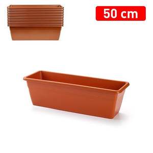 MACETA DE PLÁSTICO DE 50 CM, Macetas y Jardineras para Flores, Decoración para el Hogar y Jardín, Ligera y Duradera - Product Image 3