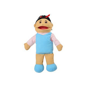 Plush Puppet Grandma With Floral Dress And Walking Stick 31cm-50cm <b>Soft</b> <b>Stuffed</b> <b>Toy</b> For Kids Age 2 To 4 Years Unisex - Product Image 2