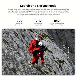 Dron Comercial FIMI X8 TELE, 10 km, Gimbal de 3 Ejes, 4K HD, Teleobjetivo Gran Angular, Cámara Dual, Cámara Térmica Súper Profesional, GPS, UAV - Product Image 5