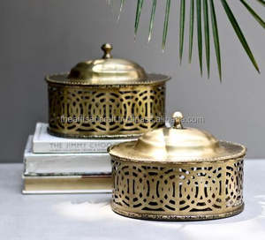 Boîte en laiton vintage de la meilleure qualité avec un beau design fait à la main par Artisan Craft Natural Crafts Product - Product Image 5