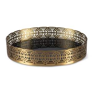 Bandeja de Frutas con Diseño de Coral, Clásica, de Metal Pulido, para Sala de Estar, Mesa de Centro, Porche - Product Image 4