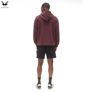 Ensemble de survêtement décontracté 2 pièces de qualité supérieure, disponible en différentes couleurs, pour hommes, avec sweat à capuche demi-zip et short. - Product Image 4