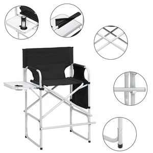 Sedia da Ufficio Direzionale con Telaio in Ferro Argento e Bianco, Rivestimento in Tessuto Nero, Verniciatura Plastica, 103*60*499cm, Capacità 120kg, Facile da Trasportare - Product Image 4