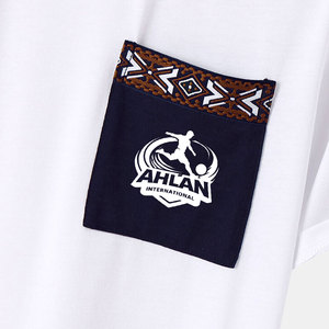 Camiseta cómoda 100% algodón con logo personalizado impreso para hombre, diseño único, corte holgado, camiseta personalizada para hombre - Product Image 3