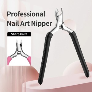 Tijeras para Cutículas de Acero Inoxidable BAFA SURGICAL INSTRUMENTS, Hoja Curva, Mango de Silicona Antideslizante para Dedos, Uñas de los Pies y Manos - Product Image 3