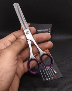Wholesale Barber <b>Scissors</b> Stainless Steel Sharp Right-Handed Medium Handle 28 Teeth <b>Hair</b> Cutting <b>Thinning</b> <b>Scissors</b> <b>for</b> Salons - Product Image 2